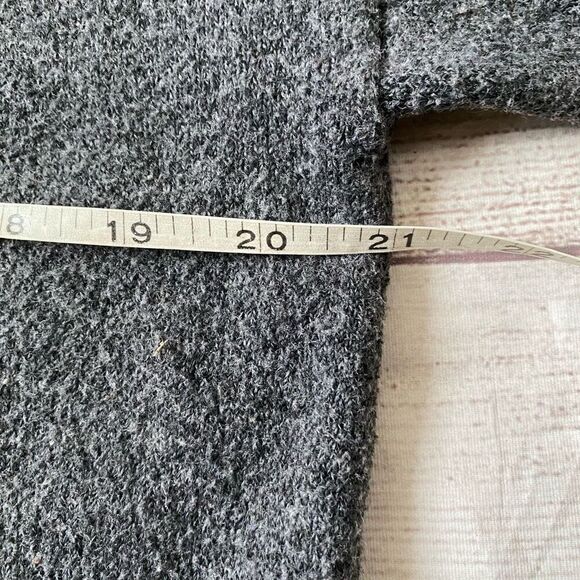 Prologue women S long open front cardigan w/side slits grey - Picture 10 of 11